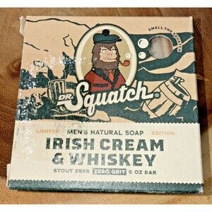 Dr. Squatch OG Irish Cream and Whiskey Bar Soap Limited Edition 5oz (1 Bar)
